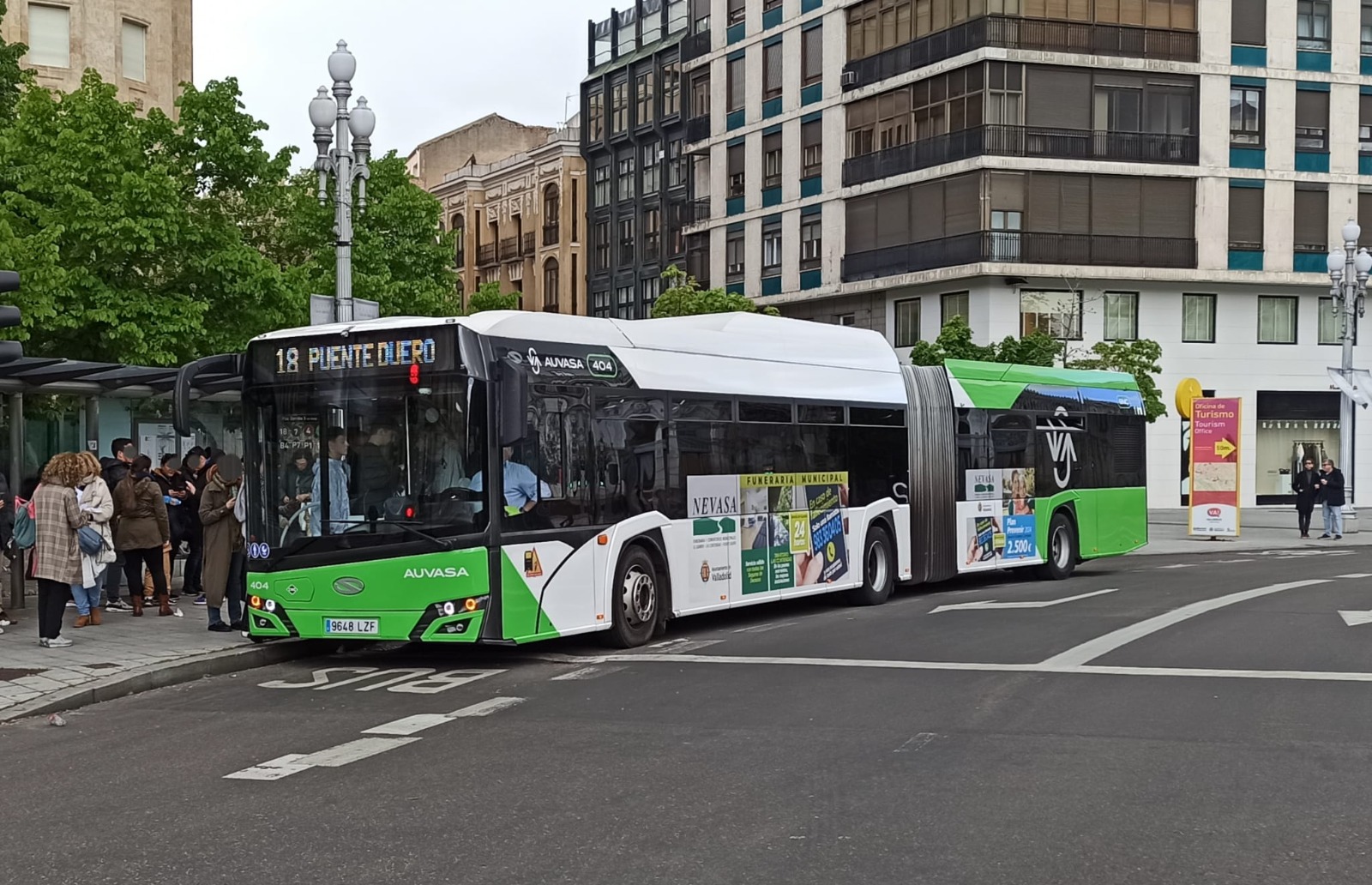 El transporte municipal en autobús en Valladolid supera los 1.200 millones de viajes desde la municipalización del servicio en 1980